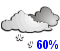 Chance of flurries (60%)